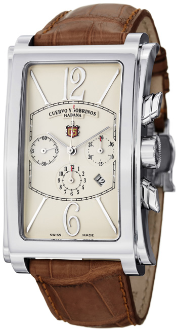 Cuervo Y Sobrinos Prominente Men's Watch Model 1014.1C-LBR
