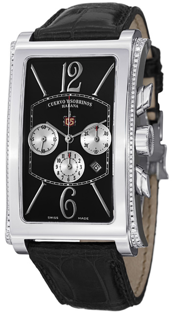 Cuervo Y Sobrinos Prominente Men's Watch Model 1014.1N-G-LBK
