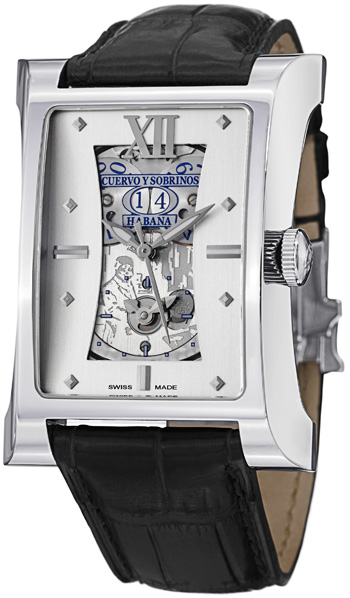 Cuervo Y Sobrinos Esplendidos Dual Time Don Ramon Men's Watch Model ...