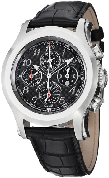 Cuervo Y Sobrinos Robusto  Men's Watch Model 2859.1NLE-LBK