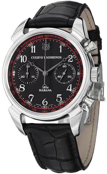 Cuervo Y Sobrinos Historiador  Men's Watch Model 3199.1N-LBK