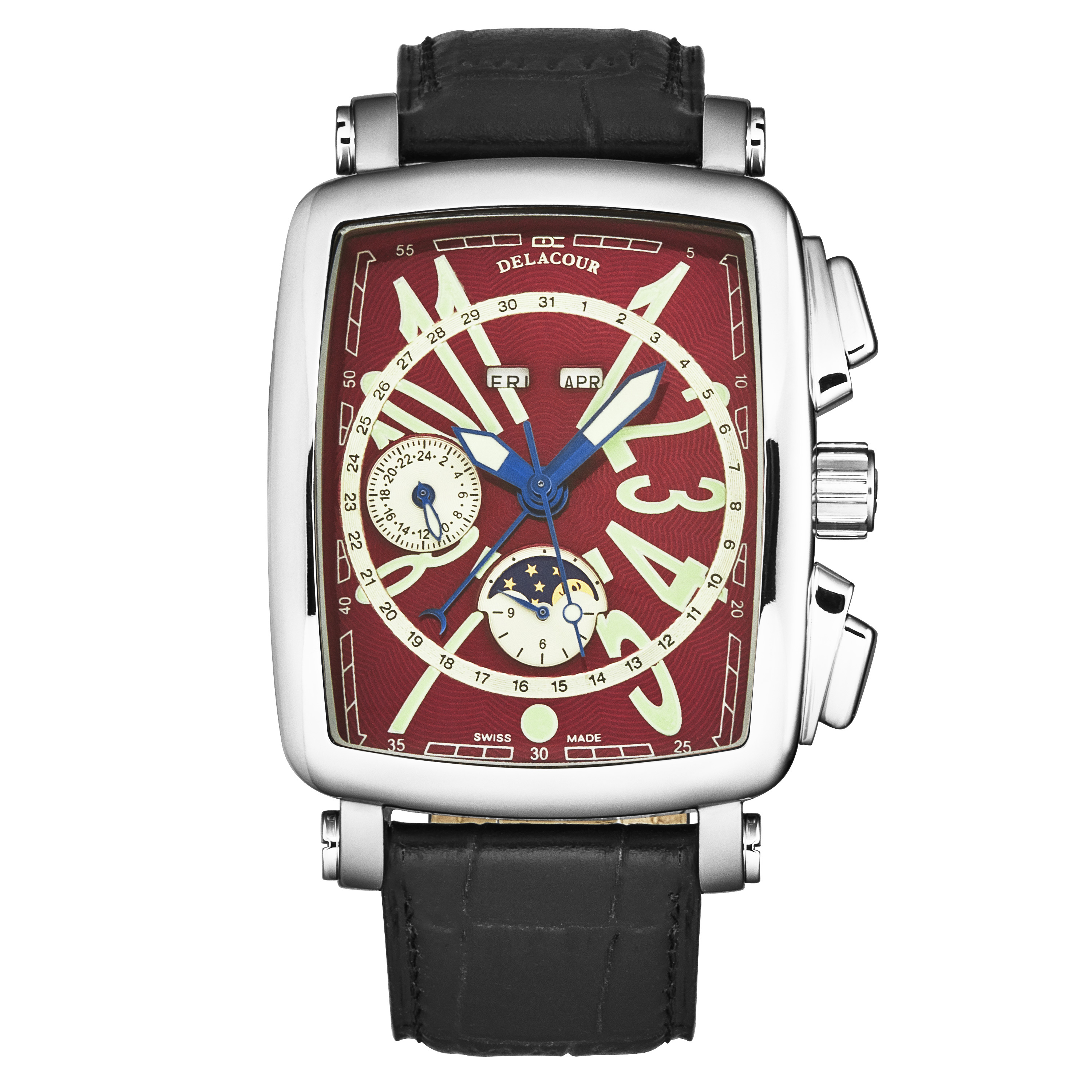 deLaCour ViaLarga Men's Watch Model WAST1026-RED