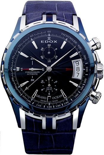 EDOX Grand Ocean Men's Watch Model 01201-357B-BUIN