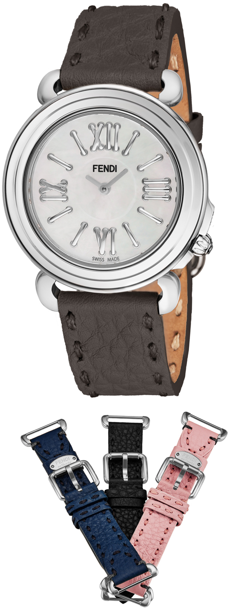 Fendi Selleria 3 Additional Straps Set With Ladies Watch Model ...