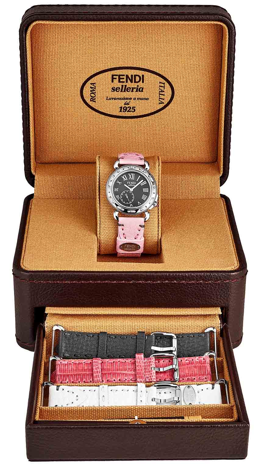 Fendi Selleria 3 Additional Straps Set With Ladies Watch Model ...