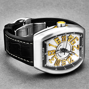 Franck Muller Vanguard Crazy Hours Men's Watch Model 45CHACBRYELSIL Thumbnail 4