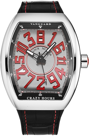 Franck Muller Vanguard Crazy Hours Men's Watch Model 45CHACERSILRED