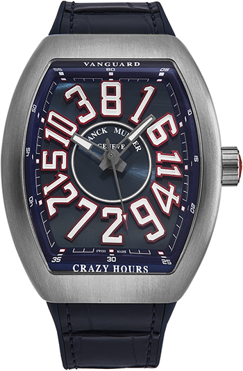 Franck Muller Vanguard Crazy Hours Men's Watch Model 45CHTTAMERBLU