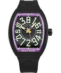 Franck Muller Vanguard Crazy Hours Men's Watch Model: 45CHTTBLKGRNPRL
