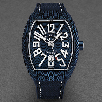 Franck Muller Vanguard Blue Sea Men's Watch Model 45SCBLUSEABLUNG Thumbnail 2