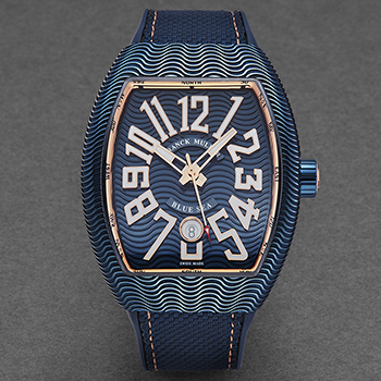 Franck Muller Vanguard Blue Sea Men's Watch Model 45SCBLUSEABLU Thumbnail 2