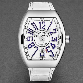 Franck Muller Vanguard Men's Watch Model 45SCWHTWHTBLU-4 Thumbnail 4