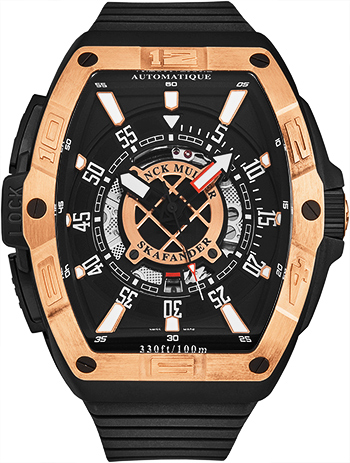 Franck Muller SkaFander Men's Watch Model 46SCSKFBLKBKGD1
