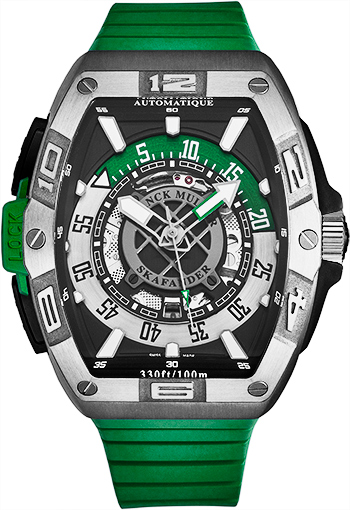 Franck Muller SkaFander Men's Watch Model 46SCSKFBLKGRN