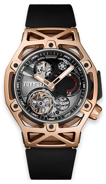 Hublot Techframe Ferrari Tourbillon Chronograph Men's Watch Model 408.OI.0123.RX