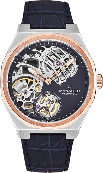 Manager Revolution Men's Watch Model MAN-RM-03-BL