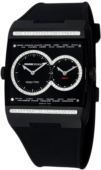 Momo Design Dual Time GMT Men's Watch Model MD1077BK-D01BBD