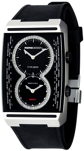 Momo Design Dual Time GMT Men's Watch Model MD2077-03BBD-RB