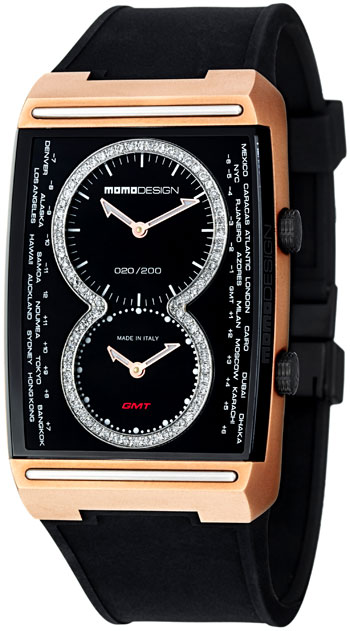 Momo Design Dual Time GMT Men's Watch Model MD2077RP-D02BBD