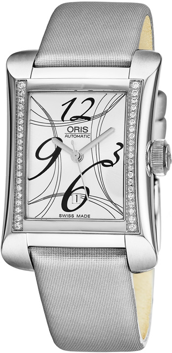 Oris Rectangular Ladies Watch Model 56176214961LS74