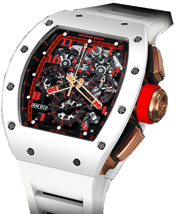 Richard Mille RM 011 Men's Watch Model RM011-White-Demon