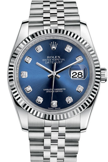 Rolex Datejust Men's Watch Model 116234-BLUEDIA