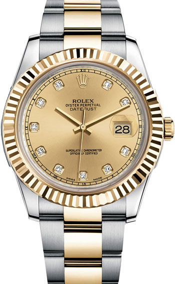 Rolex Datejust Men's Watch Model 116333-GLDDIA