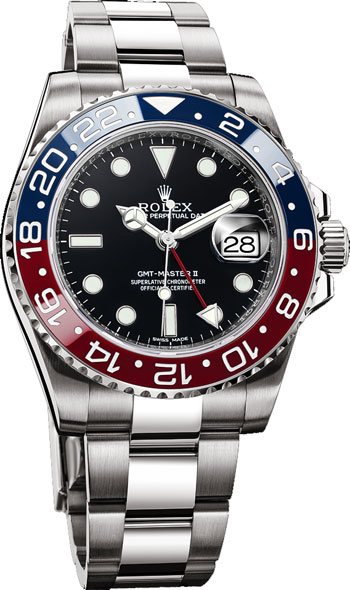 rolex gmt master ii mens automatic watch