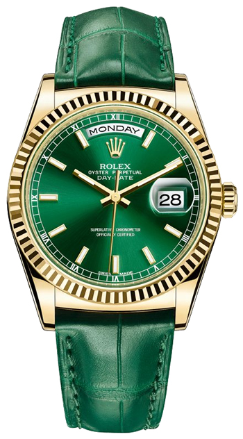 Rolex Day-Date President Men's Watch Model 118138-GREEN