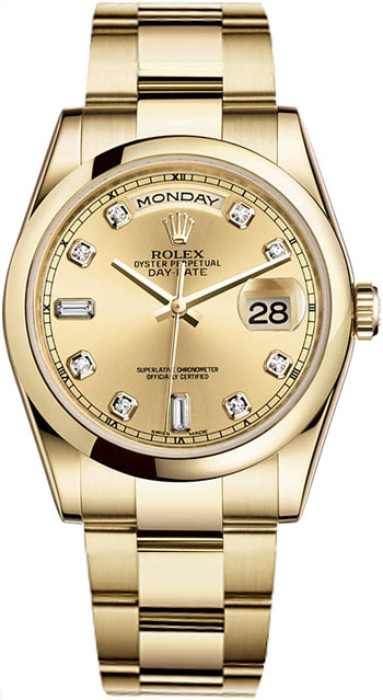 Rolex Day-Date Men's Watch Model 118208-CHDIABAG