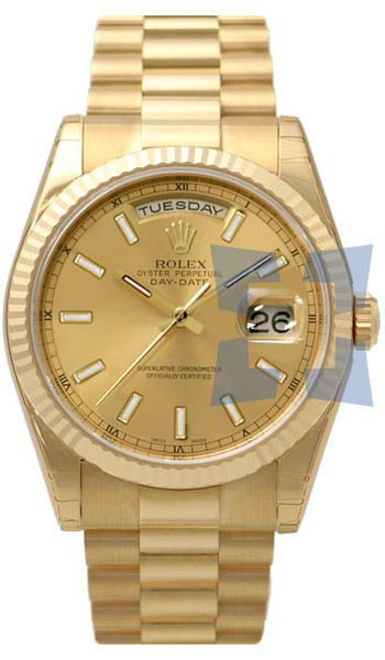 Rolex Day-Date President Men's Watch Model 118238YGCS