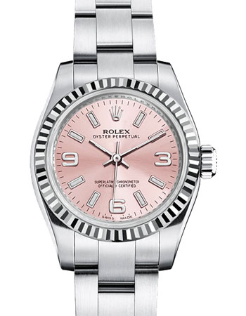 rolex oyster perpetual women's pink