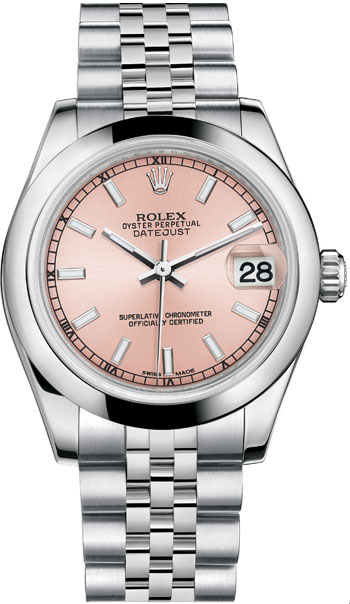 Rolex Datejust Ladies Watch Model 178240-PINK-STI