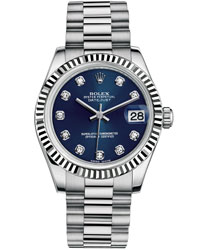 Rolex Datejust Ladies Watch Model 178279-BLUE-DIAM