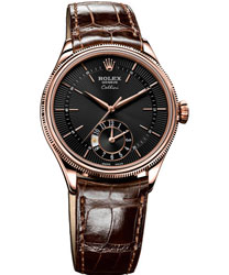 Rolex Cellini Dual Time Men's Watch Model: 50525-BL-BR
