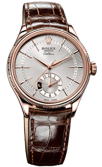 Rolex Cellini Dual Time Men's Watch Model 50525-SIL
