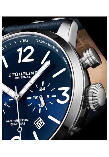 Stuhrling Aviator Men's Watch Model 3956.2 Thumbnail 4