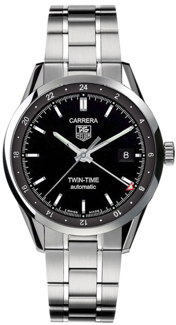 Tag Heuer Carrera Twin Time Men's Watch Model: WV2115.BA0787