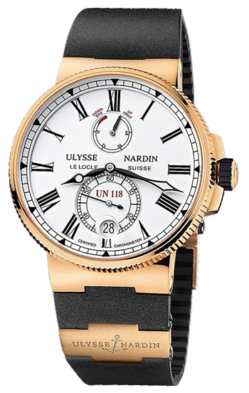 Ulysse Nardin Marine Chronometer Manufacture Men's Watch Model 1186-122-3.40