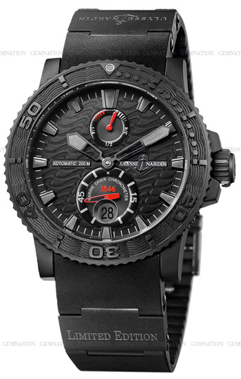 Ulysse Nardin Black Ocean Men's Watch Model 263-38LE-3