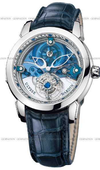 Ulysse Nardin Royal Blue Tourbillon Men's Watch Model 799-80