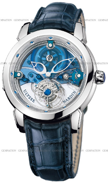 Ulysse Nardin Royal Blue Tourbillon Men's Watch Model 799-81