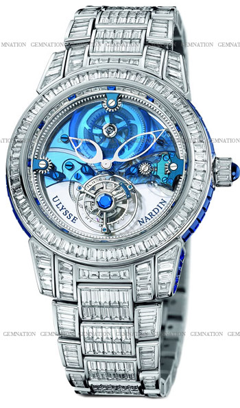 Ulysse Nardin Royal Blue Tourbillon Men's Watch Model 799-99