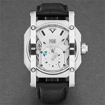 Visconti GMT Elegance Men's Watch Model W102-00-104-01 Thumbnail 4