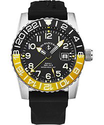 Zeno Airplane Diver Men's Watch Model: 6349GMT-12-A1-9