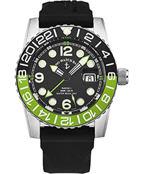 Zeno Airplane Diver Men's Watch Model 6349GMT-3-A1-8