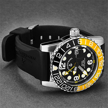Zeno Airplane Diver Men's Watch Model 6349GMT-3-A1-9 Thumbnail 2