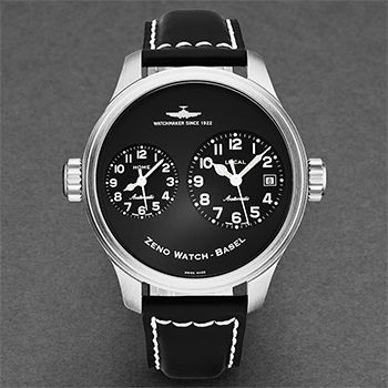 Zeno OS Pilot Dual Time  Men's Watch Model 8671-A1 Thumbnail 4