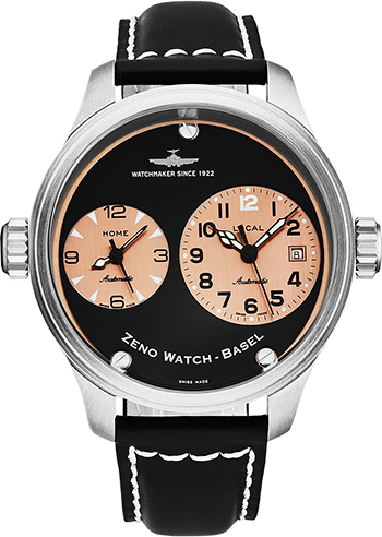 Zeno OS Pilot Dual Time  Men's Watch Model 8671-B16