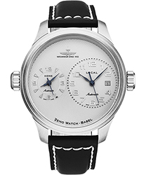 Zeno OS Pilot Dual Time  Men's Watch Model: 8671-E2